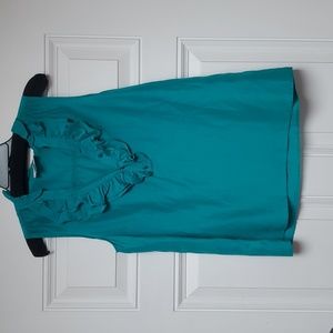 Green Loft Sleeveless Blouse